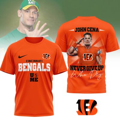 Cincinnati Bengals | Premium NFL John Cena Fan 3D Shirt