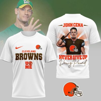 Cleveland Browns | Premium NFL John Cena Fan 3D Shirt