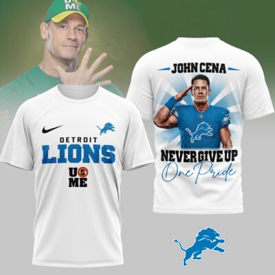 Detroit Lions | Premium NFL John Cena Fan 3D Shirt