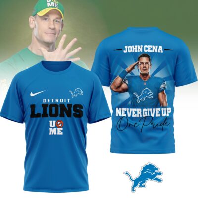 Detroit Lions | Premium NFL John Cena Fan 3D Shirt