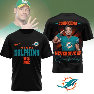Miami Dolphins | Premium NFL John Cena Fan 3D Shirt