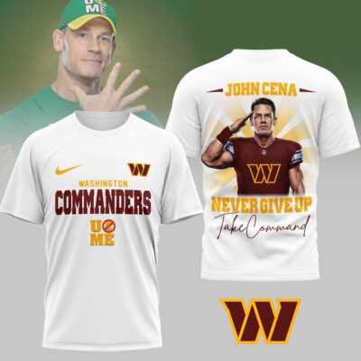 Washington Commanders | Premium NFL John Cena Fan 3D Shirt