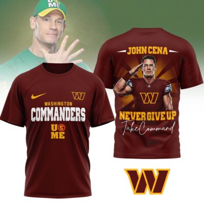 Washington Commanders | Premium NFL John Cena Fan 3D Shirt