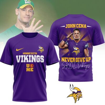 Minnesota Vikings | Premium NFL John Cena Fan 3D Shirt