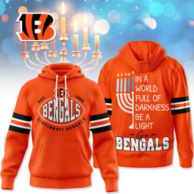 Cincinnati Bengals | Premium NFL Hanukkah Day Hoodie