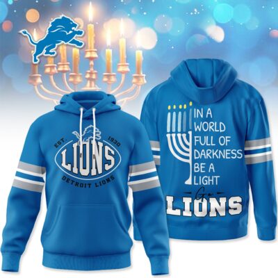 Detroit Lions | Premium NFL Hanukkah Day Hoodie - S