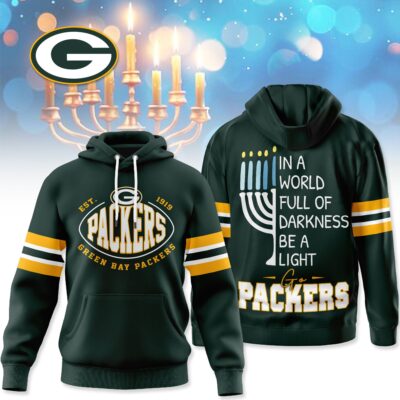 Green Bay Packers | Premium NFL Hanukkah Day Hoodie - 5XL