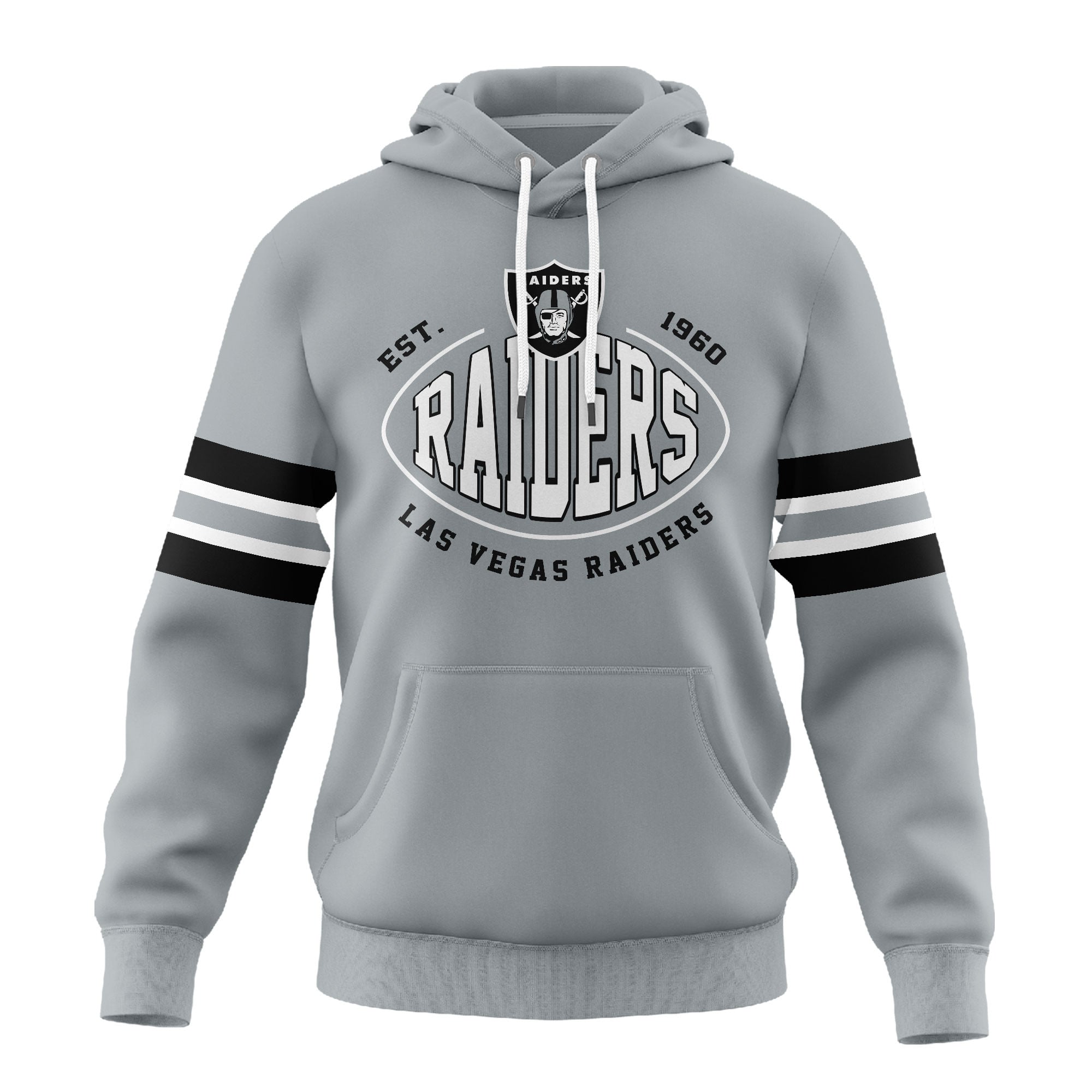 Las Vegas Raiders | Premium NFL Hanukkah Day Hoodie - Image 2