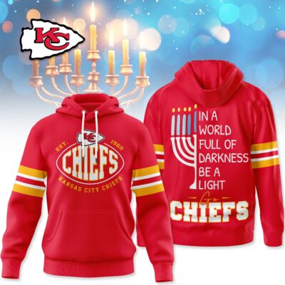 Kansas City Chiefs | Premium NFL Hanukkah Day Hoodie - M