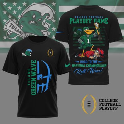 Tulane Green Wave | Premium NCAA College Football Playoff Game 3D Shirt