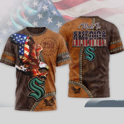 Seattle Kraken | Premium NHL Made In America 250 Years of America HY