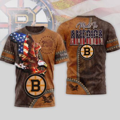Boston Bruins | Premium NHL Made In America 250 Years of America HY