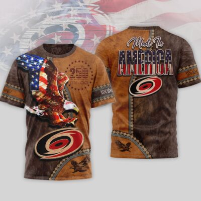 Carolina Hurricanes | Premium NHL Made In America 250 Years of America HY