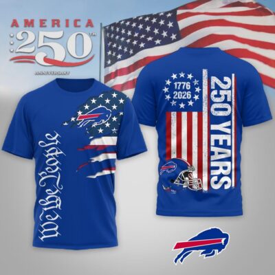 Buffalo Bills | Premium NFL We The People USA 250th Anniversary T-shirt