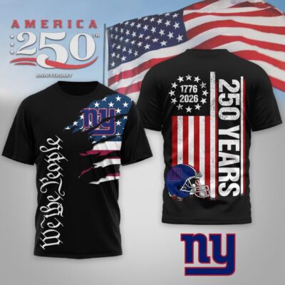 New York Giants | Premium NFL We The People USA 250th Anniversary T-shirt