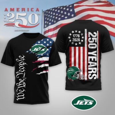 New York Jets | Premium NFL We The People USA 250th Anniversary T-shirt