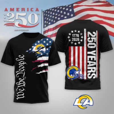Los Angeles Rams | Premium NFL We The People USA 250th Anniversary T-shirt