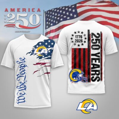 Los Angeles Rams | Premium NFL We The People USA 250th Anniversary T-shirt