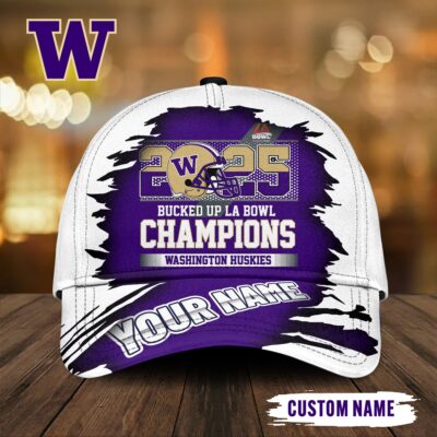 Washington Huskies | Premium NCAA 2025 LA Bowl Champions Classic Cap