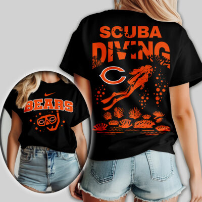 Chicago Bears | Premium NFL Scuba Diving Women Shirt