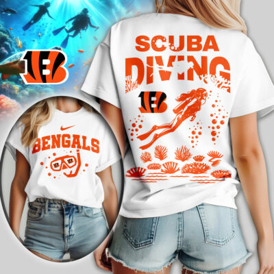 Cincinnati Bengals | Premium NFL Scuba Diving Women Shirt