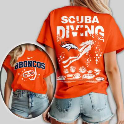 Denver Broncos | Premium NFL Scuba Diving Women Shirt