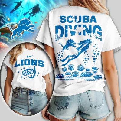 Detroit Lions | Premium NFL Scuba Diving Women Shirt