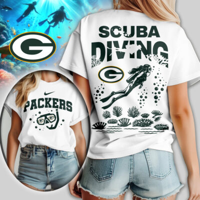 Green Bay Packers | Premium NFL Scuba Diving Women Shirt
