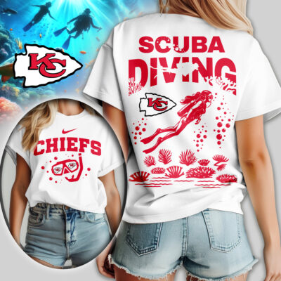 Kansas City Chiefs | Premium NFL Scuba Diving Women Shirt