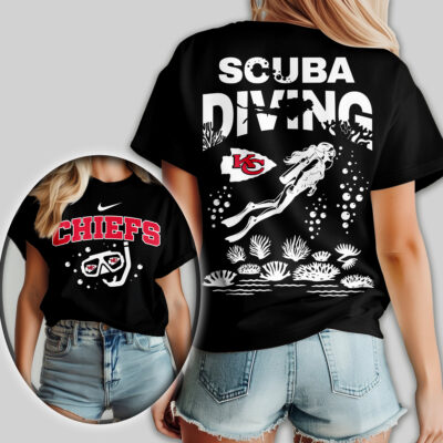 Kansas City Chiefs | Premium NFL Scuba Diving Women Shirt