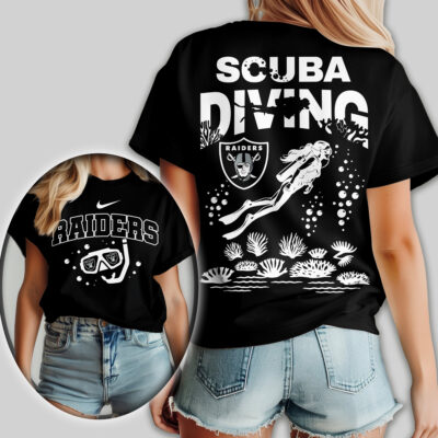 Las Vegas Raiders | Premium NFL Scuba Diving Women Shirt