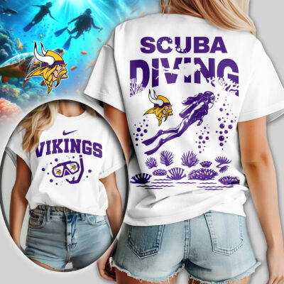 Minnesota Vikings | Premium NFL Scuba Diving Women Shirt