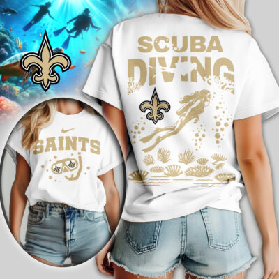New Orleans Saints | Premium NFL Scuba Diving Women Shirt