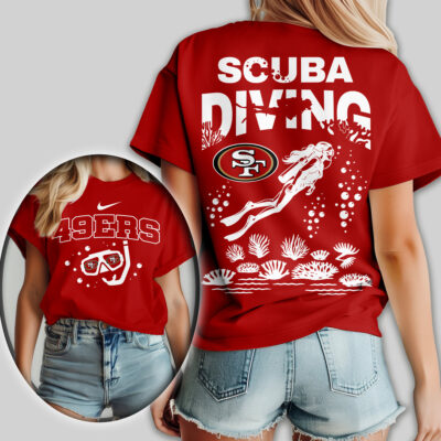 San Francisco 49ers | Premium NFL Scuba Diving Women Shirt