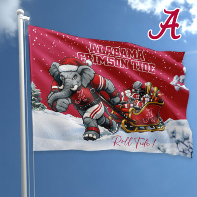 Alabama Crimson Tide | Premium NCAA Holiday Champion Run Flag