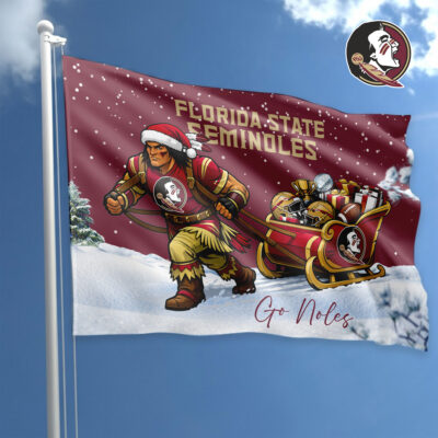 Florida State Seminoles | Premium NCAA Holiday Champion Run Flag