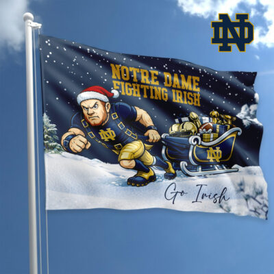 Notre Dame Fighting Irish | Premium NCAA Holiday Champion Run Flag
