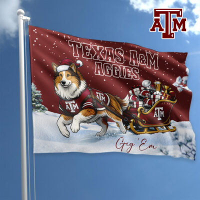 Texas A&M Aggies | Premium NCAA Holiday Champion Run Flag