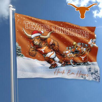 Texas Longhorns | Premium NCAA Holiday Champion Run Flag