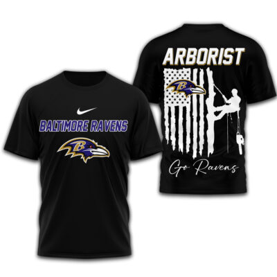 Baltimore Ravens | Premium NFL Arborist 3D Shirt
