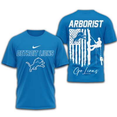 Detroit Lions | Premium NFL Arborist 3D Shirt