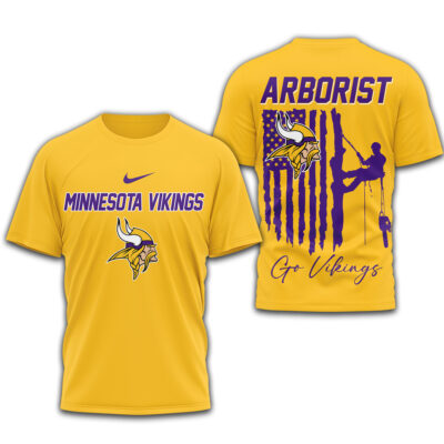 Minnesota Vikings | Premium NFL Arborist 3D Shirt