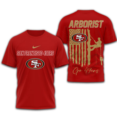 San Francisco 49ers | Premium NFL Arborist 3D Shirt