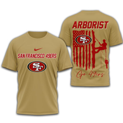 San Francisco 49ers | Premium NFL Arborist 3D Shirt