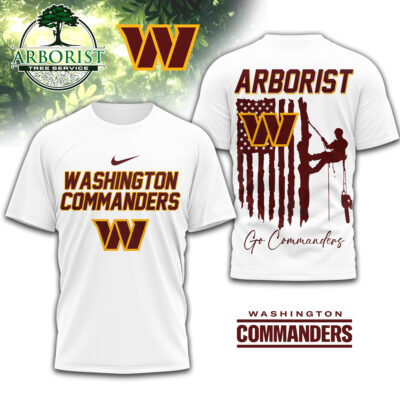 Washington Commanders | Premium NFL Arborist 3D Shirt