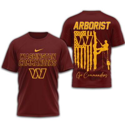 Washington Commanders | Premium NFL Arborist 3D Shirt