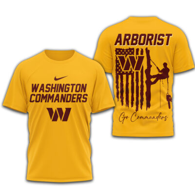 Washington Commanders | Premium NFL Arborist 3D Shirt