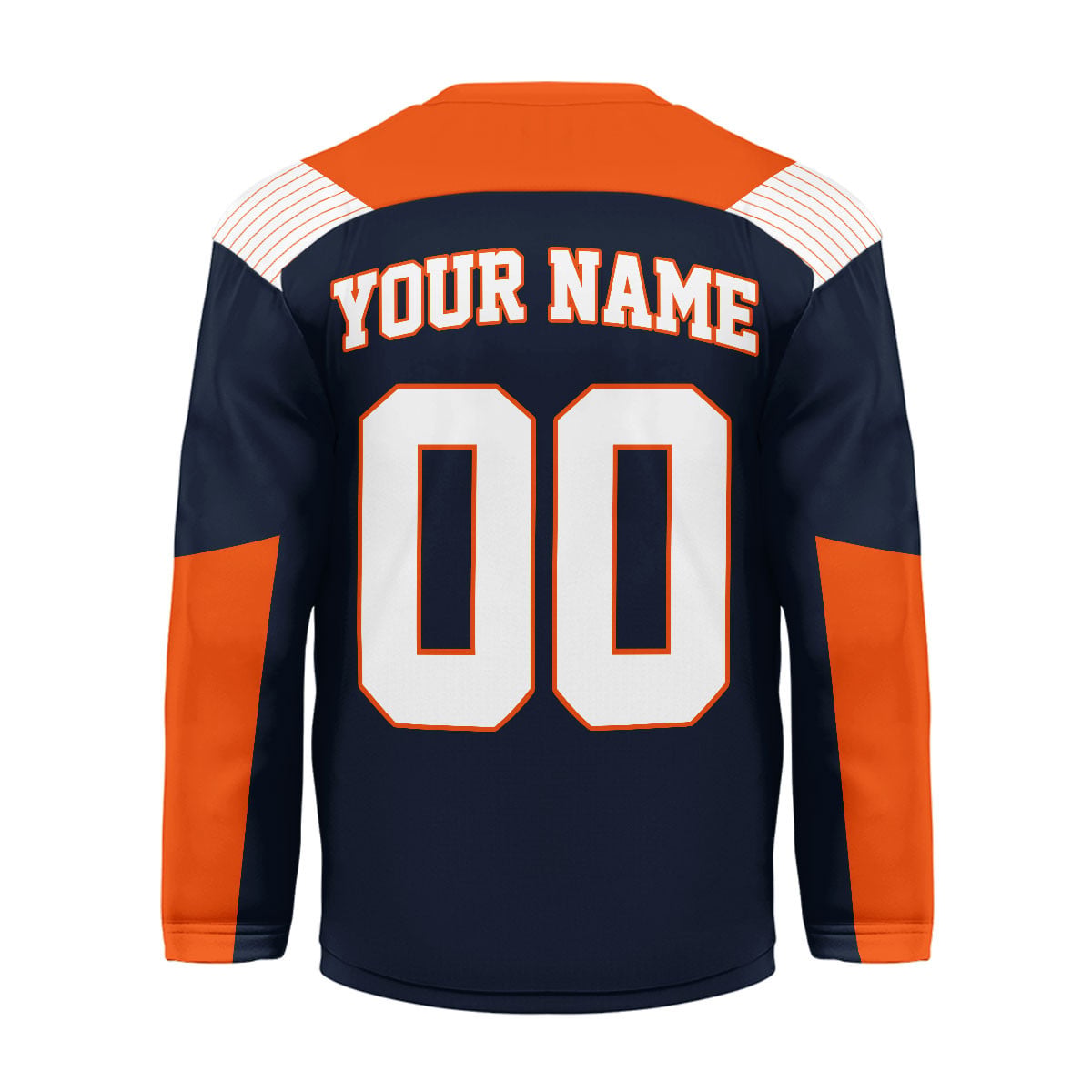 Chicago Bears | Premium NFL Custom Name And Number Long Jersey - Image 3