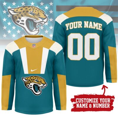 Jacksonville Jaguars | Premium NFL Custom Name And Number Long Jersey