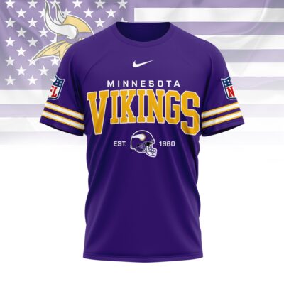 Minnesota Vikings | Premium NFL Heritage 3D Shirt